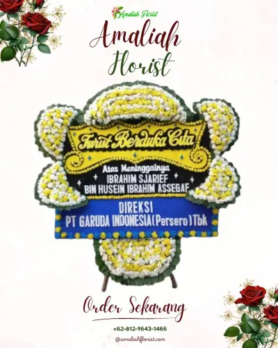 Papan Bunga Duka di Cikumpay